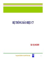 HỆ THỐNG BÁO HIỆU C7 pdf