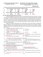 ĐỀ THI THỬ TỐT NGHIỆP THPT Năm 2011 - Mã đề thi :624 potx