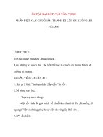 Giáo án âm nhạc lớp 1: ÔN TẬP BÀI HÁT :TẬP TẦM VÔNG doc