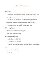 Giáo án lớp 2 môn Kể Chuyện: BÀI 2 : PHẦN THƯỞNG pptx