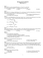 Đề luyện thi TN & ĐH CĐ Môn Vật lí (L1) doc