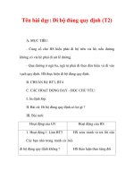 Giáo án đạo đức lớp 1:Tên bài dạy: Đi bộ đúng quy định (T2) doc