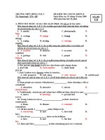 ĐỀ KIỂM TRA CHUNG KHỐI 12 - MÃ ĐỀ: 121 pot