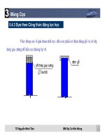 Bài giảng môn ĐỊA CƠ NỀN MÓNG - Chương 3 pdf