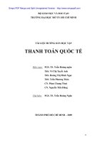 THANH TOÁN QUỐC TẾ - PGS. TS TRẦN HOÀNG NGÂN - 1 pdf