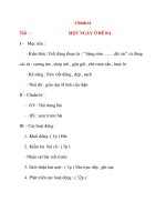 Giáo án lớp 4: Chính tả MỘT NGÀY Ở ĐÊ BA pot