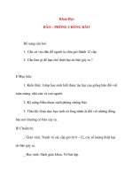 Giáo án lớp 4: Khoa Học BÃO – PHÒNG CHỐNG BÃO ppsx