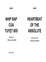 NHỊP ĐẬP CỦA TUYỆT ĐỐI (Bài nói về Ishavasya Upanishad) - Nguyên Tác: HEARTBEAT OF THE ABSOLUTE (I OSHO) Phần 1 docx