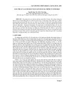 Báo cáo nghiên cứu khoa học: 