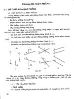 Hình học họa hình - Phần 1 Phương pháp hình chiếu thẳng góc - Chương 3 pps