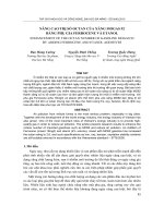 Báo cáo nghiên cứu khoa học: 