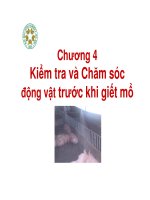 Giáo trình - Kiểm nghiệm thú sản - chương 4 ppsx