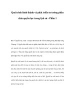 Quá trình hình thành và phát triển tư tưởng phân chia quyền lực trong lịch sử - Phần 1 pdf