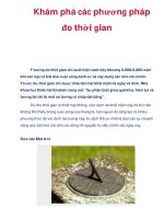 Khám phá các phương pháp đo thời gian ppsx