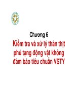 Giáo trình - Kiểm nghiệm thú sản - chương 6 pdf