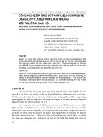 Báo cáo nghiên cứu khoa học: 