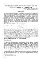 Báo cáo nghiên cứu khoa học: 