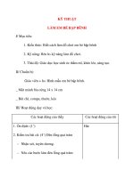 Giáo án lớp 4: KỸ THUẬT LÀM EM BÉ BẬP BÊNH pdf