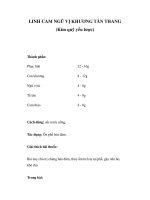 LINH CAM NGŨ VỊ KHƯƠNG TÂN THANG (Kim quỹ yếu lược) doc