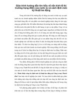 Giáo trình hướng dẫn tìm hiểu về nền kinh tế thị trường trọng điểm của nước ta và cách định mức kỹ thuật lao động phần 1 pps