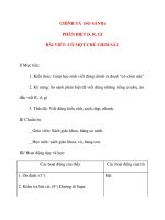 Giáo án lớp 4: CHÍNH TẢ (SO SÁNH) PHÂN BIỆT D, R, GI potx