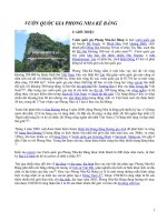 VƯỜN QUỐC GIA PHONG NHA KẺ BÀNG doc