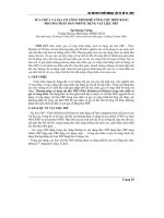 Báo cáo nghiên cứu khoa học: 