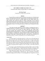 Báo cáo nghiên cứu khoa học: