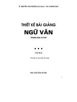 Thiết kế bài giảng ngữ văn 7 tập 2 part 1 pps