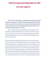 Ảnh hưởng của sóng điện từ đối với con người doc