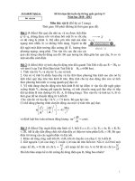 Đề thi chọn đội tuyển dự thi hsg quốc gia lớp 12 Năm học 2010 - 2011 Môn thi: vật lý ppsx