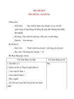 Giáo án lớp 4: KỂ CHUYỆN ÔNG ĐÙNG – BÀ ĐÙNG pot