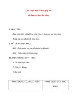 Giáo án lớp 1 môn Thủ Công: Giới thiệu một số loại giấy bìa và dụng cụ học thủ công pps