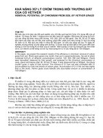 Báo cáo nghiên cứu khoa học: 