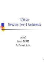 Networking Theory and Fundamentals - Lecture 3 ppt