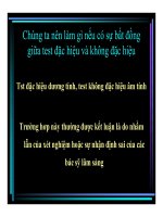 Bài giảng : Xét nghiệm và chẩn đoán bệnh giang mai part 8 pps