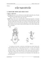 Bài giảng nguyên lý máy - Chương 1 pptx