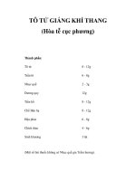 TÔ TỬ GIÁNG KHÍ THANG (Hòa tễ cục phương) docx
