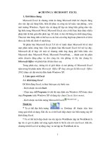 GIÁO TRÌNH TIN HỌC ỨNG DỤNG - CHƯƠNG 3 ppt