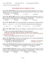 đề cương ôn tập phần dao động cơ luyện thi đại học môn lý