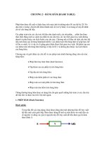 Cấu trúc dữ liệu và giải thuật II - Chương 2 docx