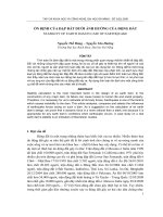 Báo cáo nghiên cứu khoa học: 