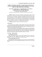 Báo cáo nghiên cứu khoa học: 