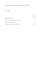công ty cp thương mại dịch vụ bến thành bảng cân đối kế toán báo cáo kết quả hoạt động kinh doanh lưu chuyển tiền tệ thuyết minh báo cáo tài chính