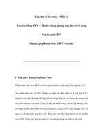 Ung thư cổ tử cung – Phần 2 pdf