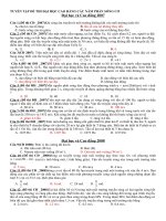 Sóng cơ trong đề thi ĐH (có lời giải)