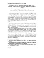 Báo cáo nghiên cứu khoa học: 