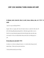 CẤP CỨU NGỪNG TUẦN HOÀN-HÔ HẤP ppsx