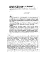 Báo cáo nghiên cứu khoa học: 