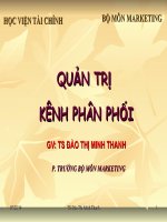 bài giảng quản trị kênh phân phối